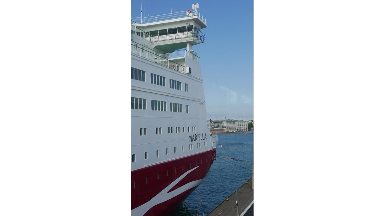 Le plus gros ferry que nous ayons pris.